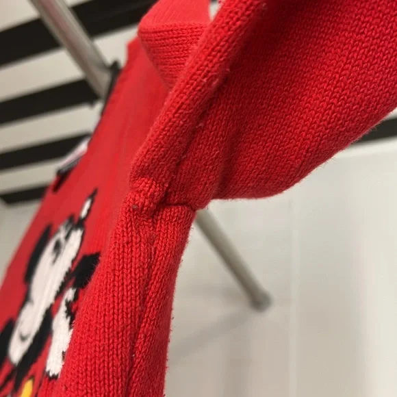 Forever 21 x Disney “Mickey & Co.” Cropped Red Sweater (size S) - Picture 4 of 8
